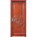 Porte en bois intérieure Style européen avec sculpture (DS-8011)